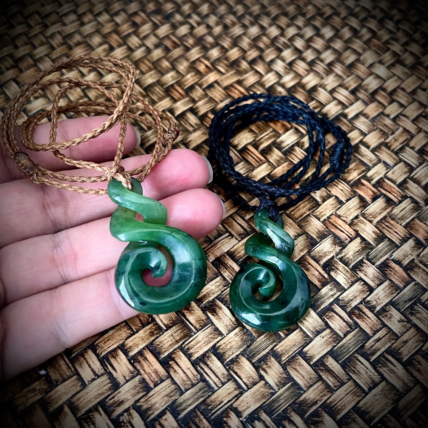 Pounamu Pikorua/Koru (4cm)