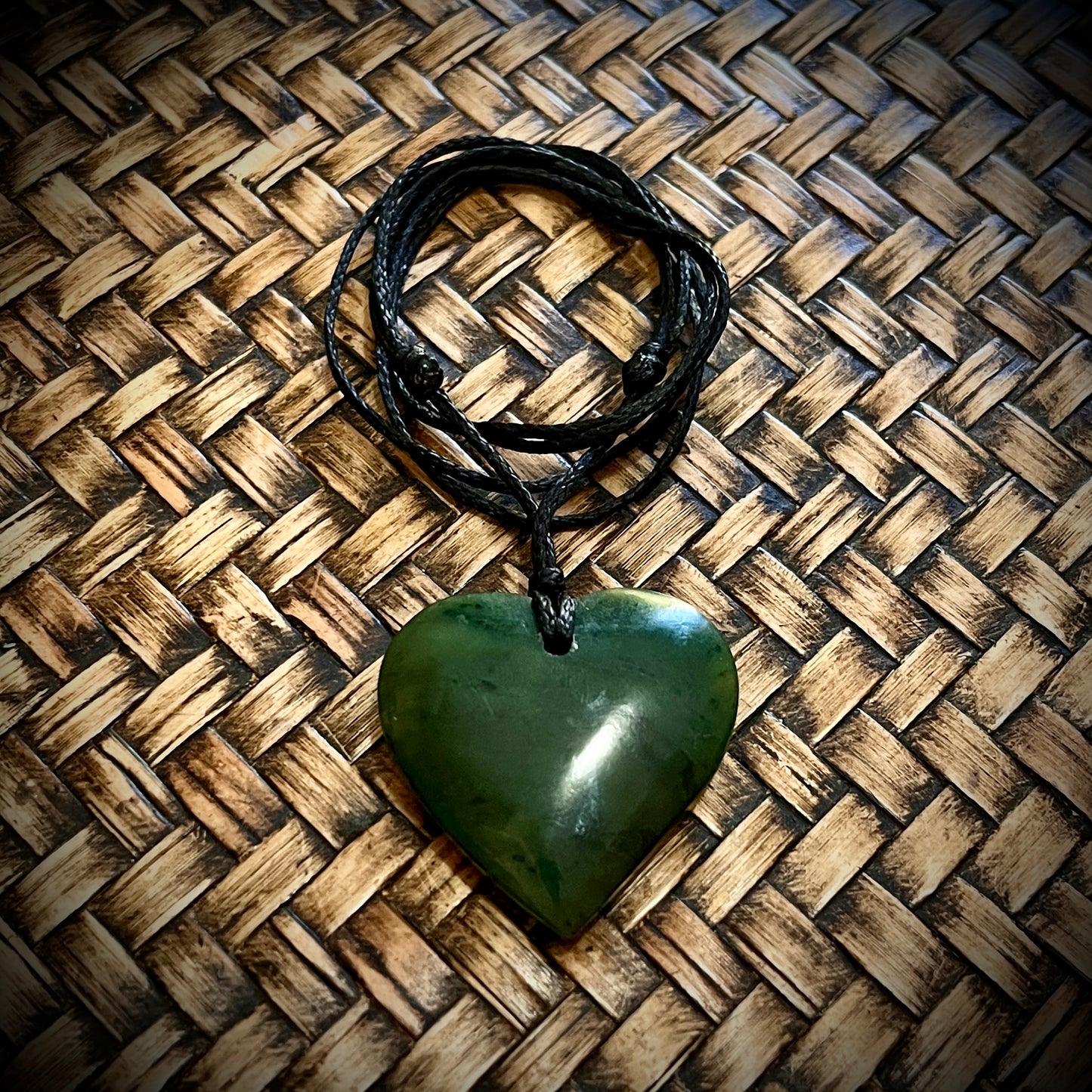 Pounamu Aroha Heart Pendants~suited for all ages