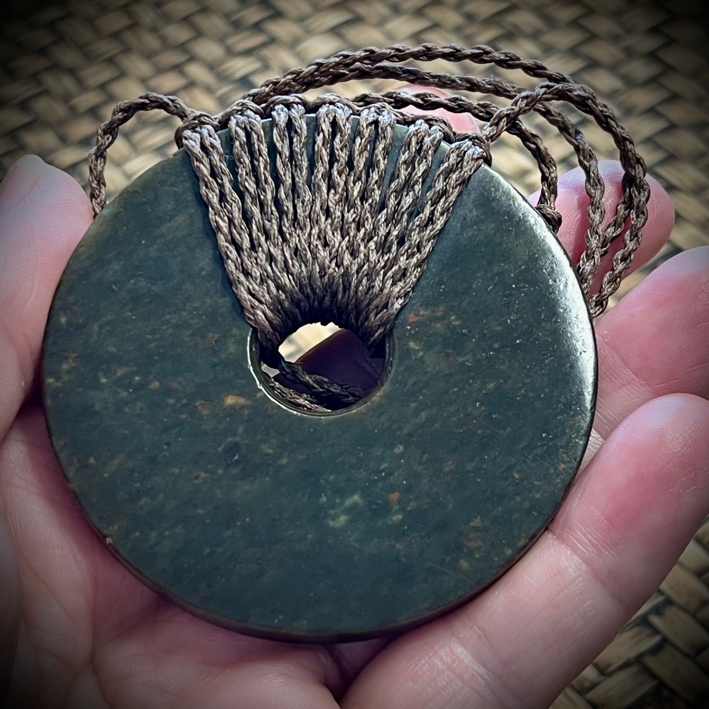 Rustic Kōpae Taonga – Solid Jade Greenstone
