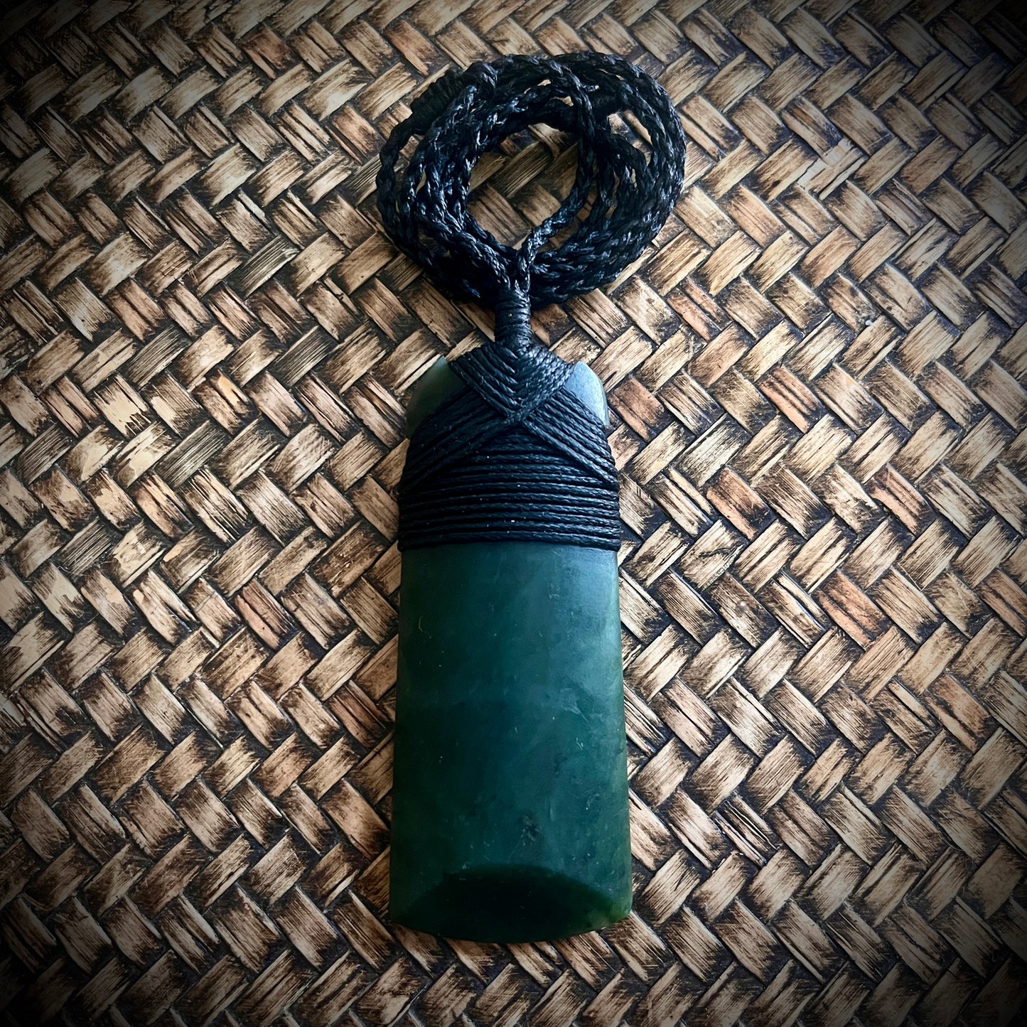 Greenstone~Pounamu Adze/Toki (9.0x3.5cm)L