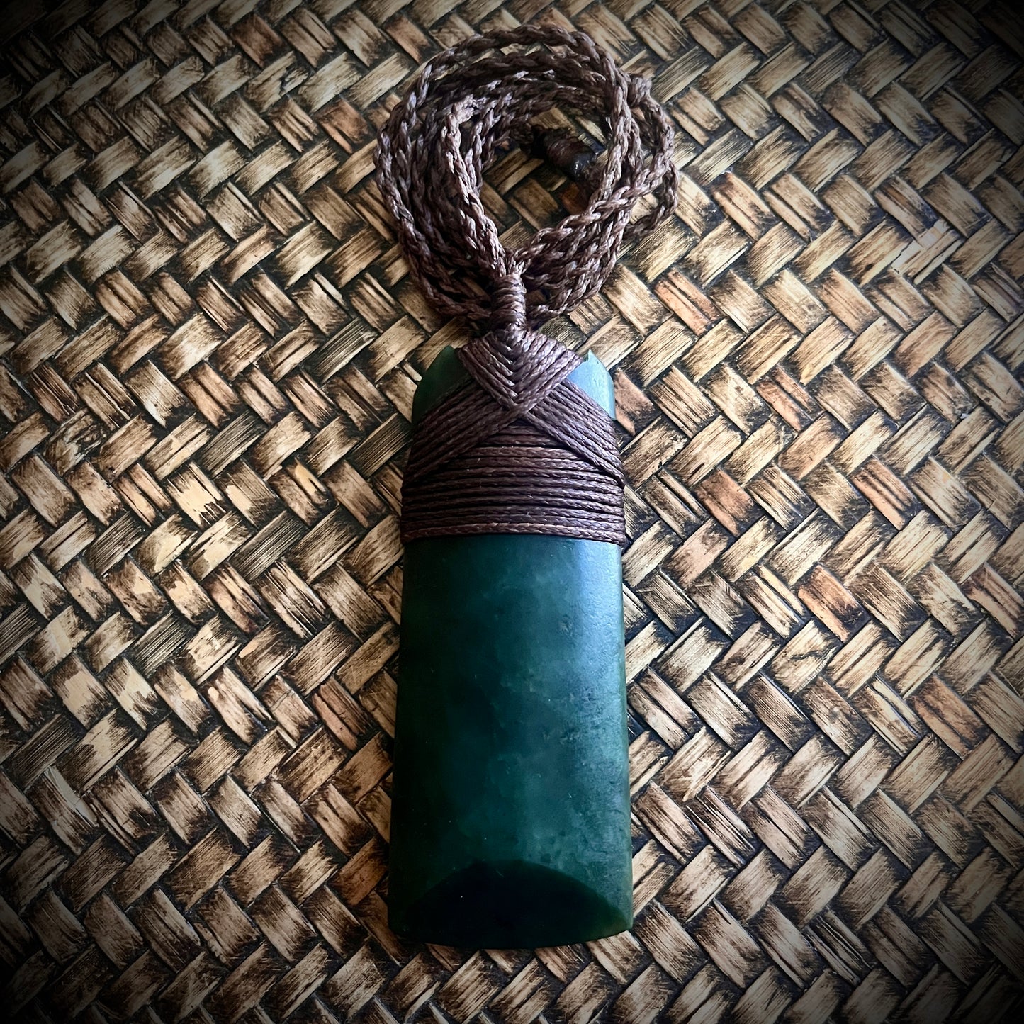 Greenstone~Pounamu Adze/Toki (9.0x3.5cm)L