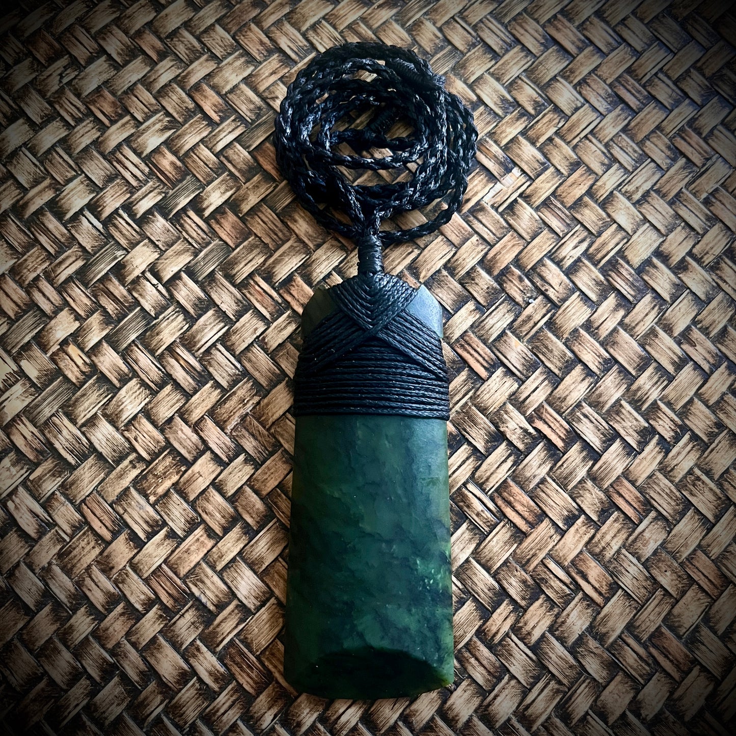Greenstone~Pounamu Adze/Toki (9.0x3.5cm)L