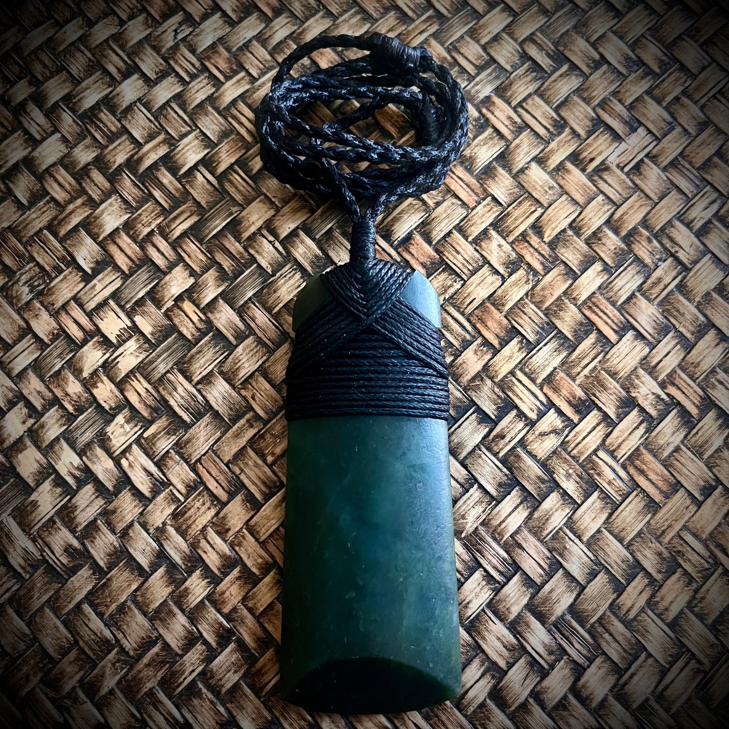 Greenstone~Pounamu Adze/Toki (9.0x3.5cm)L