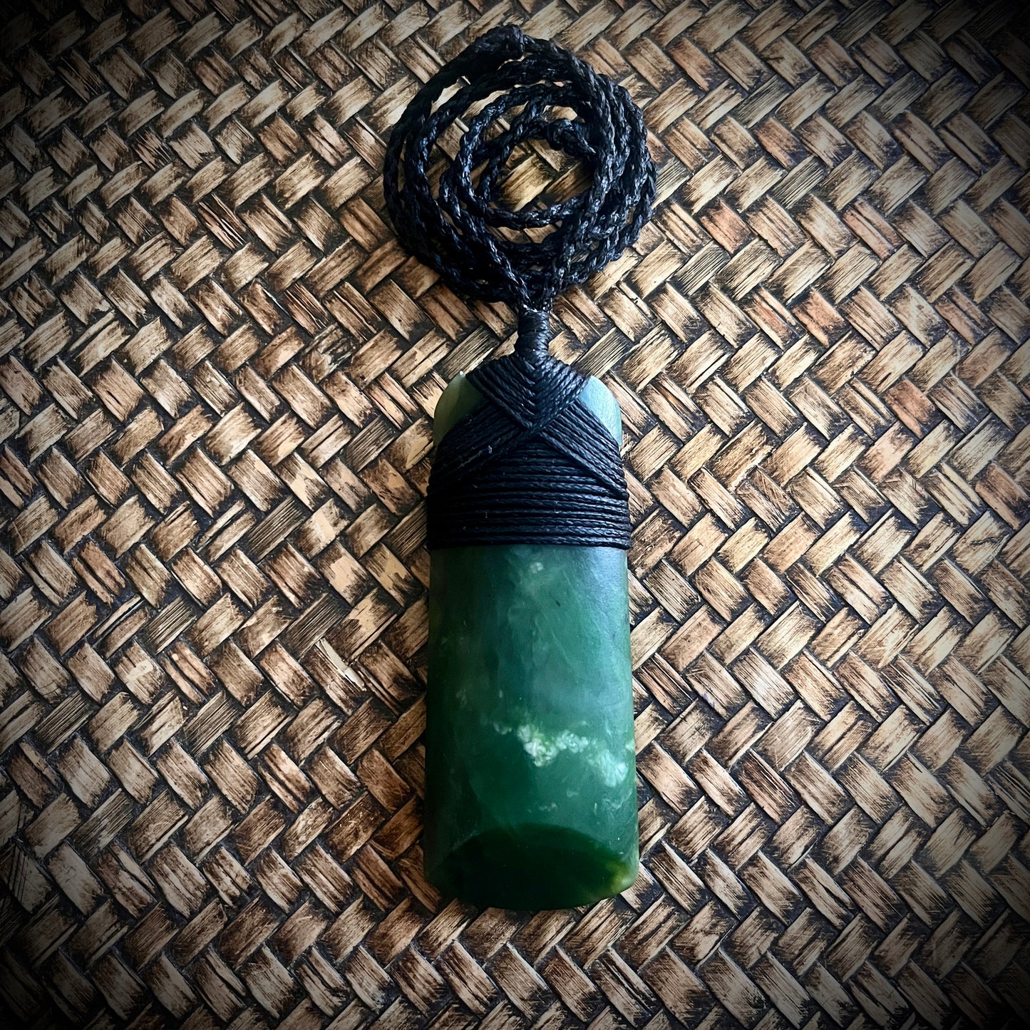 Greenstone~Pounamu Adze/Toki (9.0x3.5cm)L