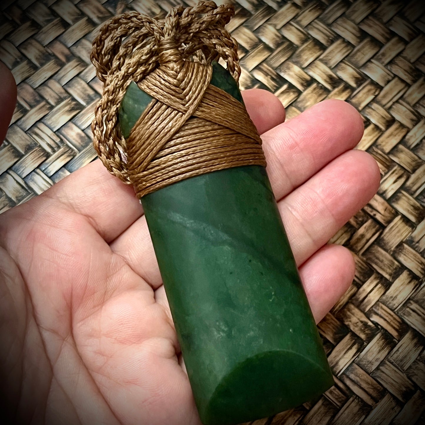 Greenstone~Pounamu Adze/Toki (9.0x3.5cm)L