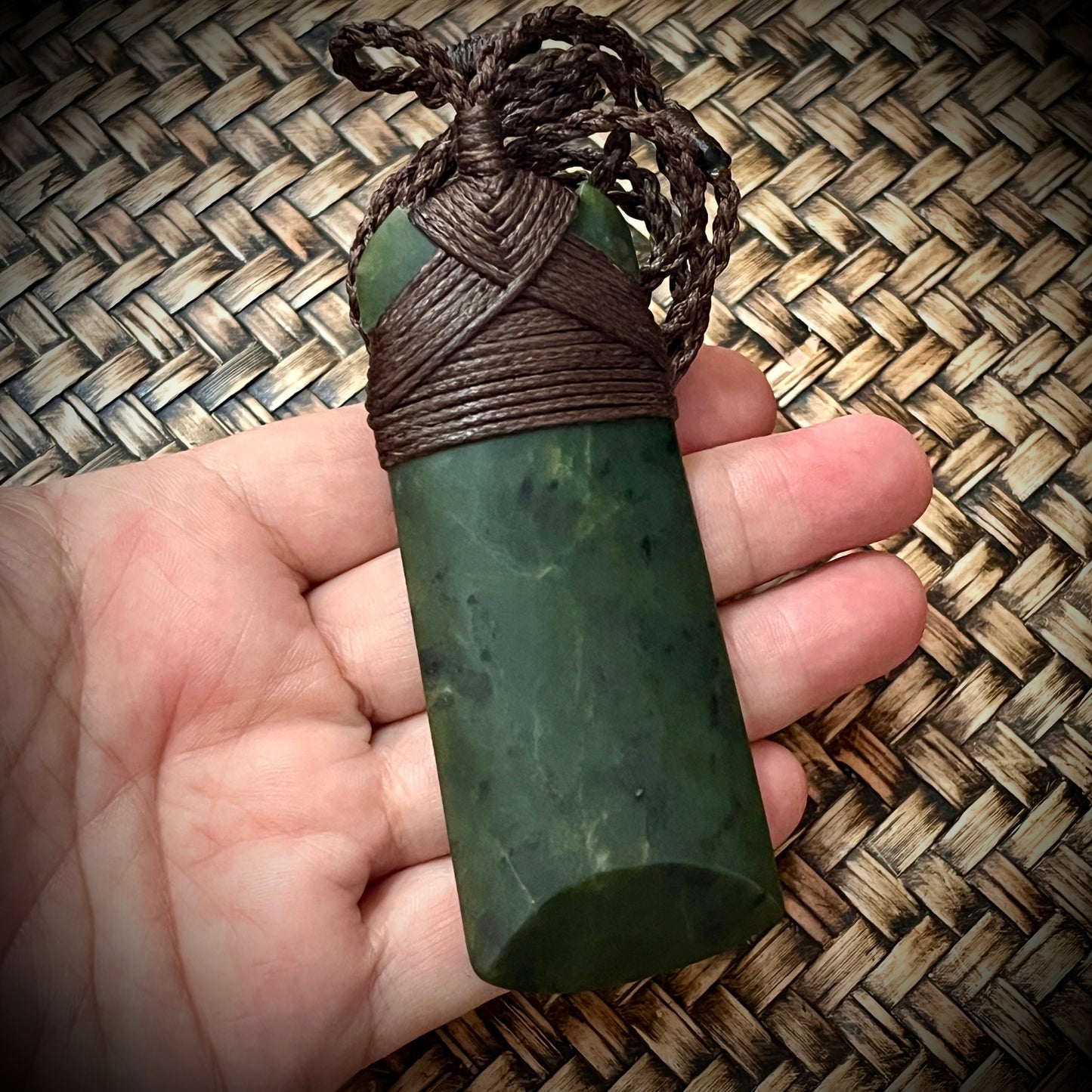 Greenstone~Pounamu Adze/Toki (9.0x3.5cm)L