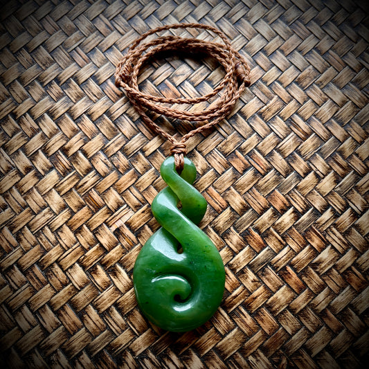 Pounamu Pikorua/Koru (7cm)
