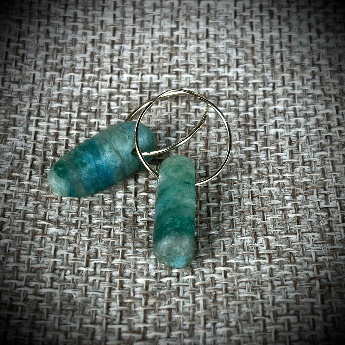 Aotea & 9ct Gold Earrings