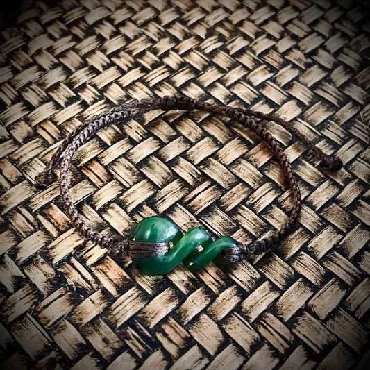 Pounamu Pikorua Bracelet