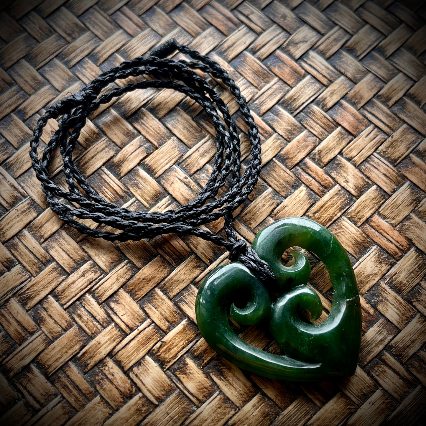 Triple Koru heart(4.0cm)