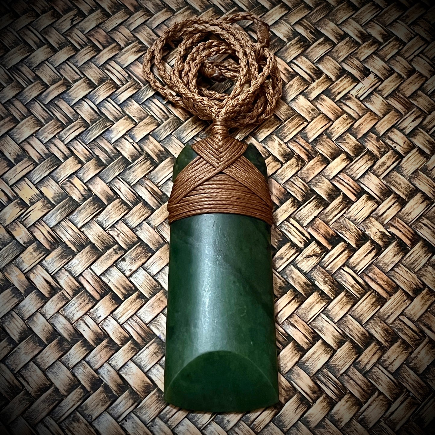 Greenstone~Pounamu Adze/Toki (9.0x3.5cm)L