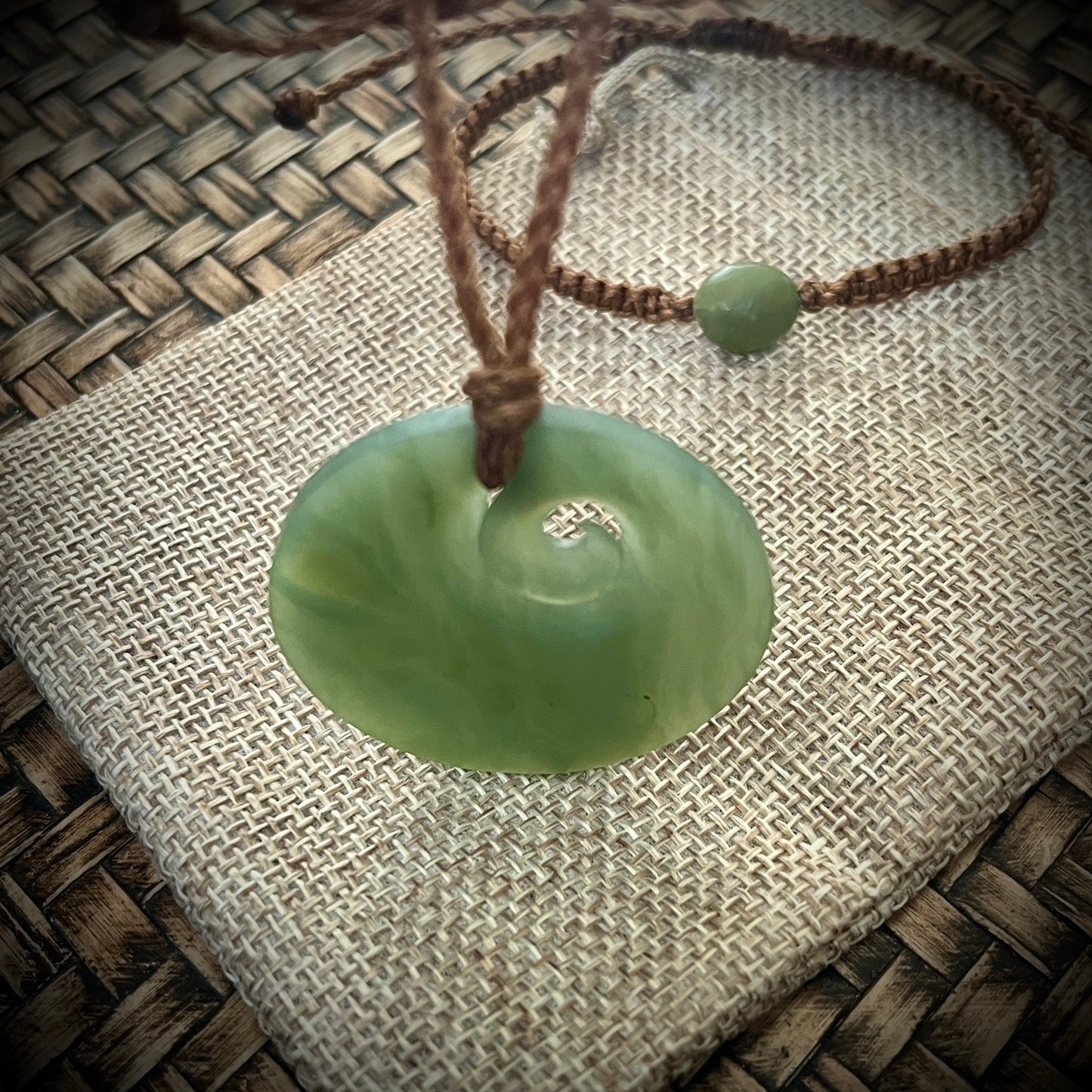 Inanga Pounamu Kōpae Koru Pendant & Bracelet Set🌿