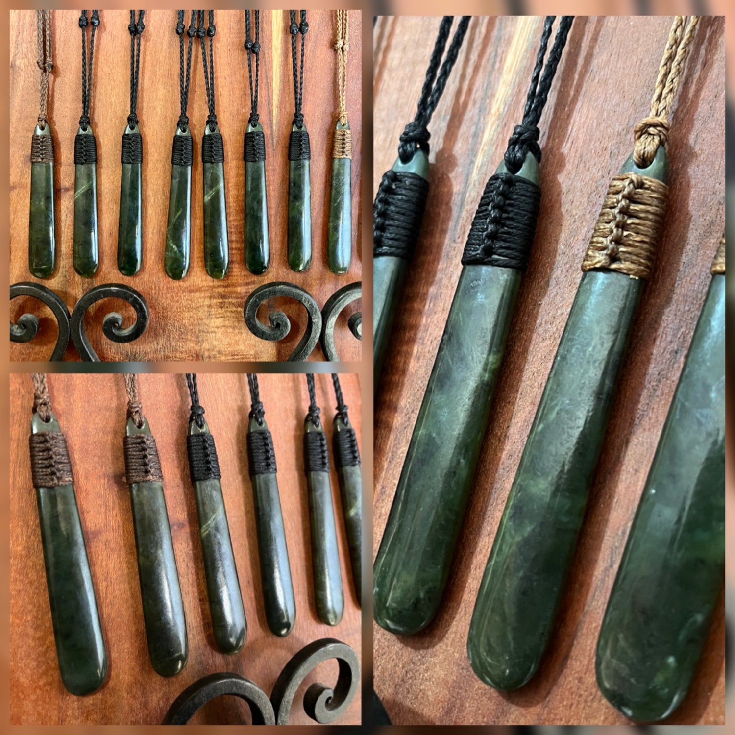 Roimata~drop pendants