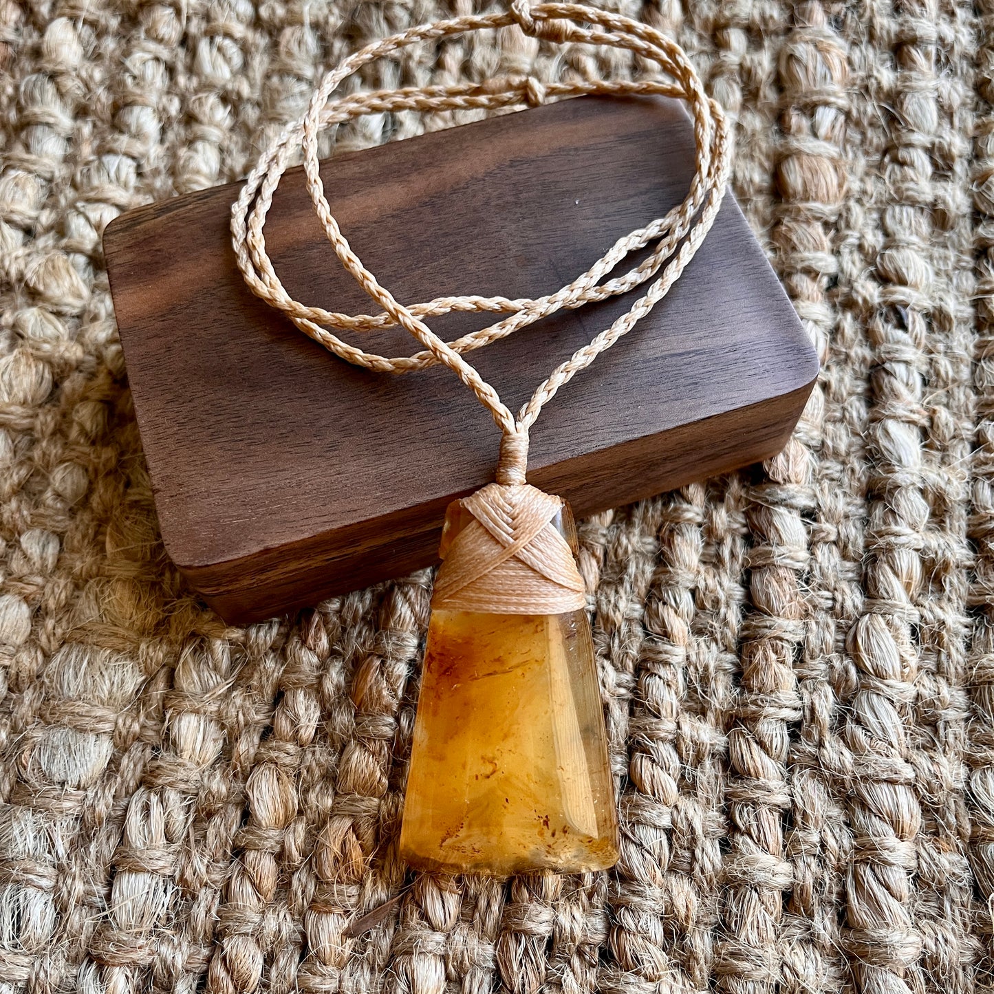 Nz Kauri Gum(Nz Amber)Toki pendant