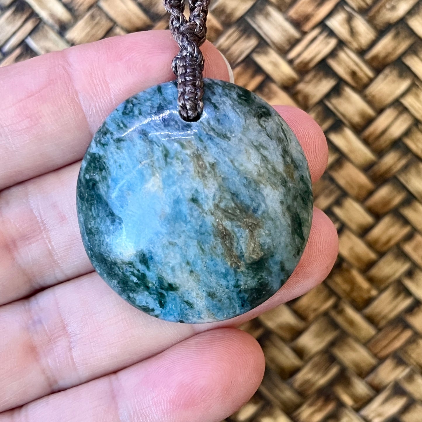 Tae Pouri Aotea Lunar pendant~3.5cm~