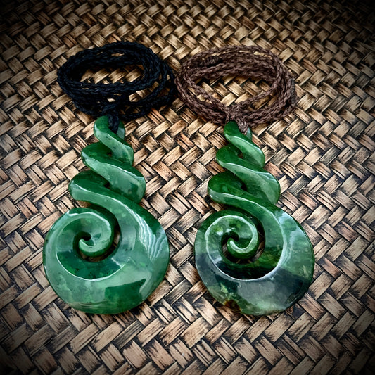 Large 9cm Greenstone Pikorua≈Nui