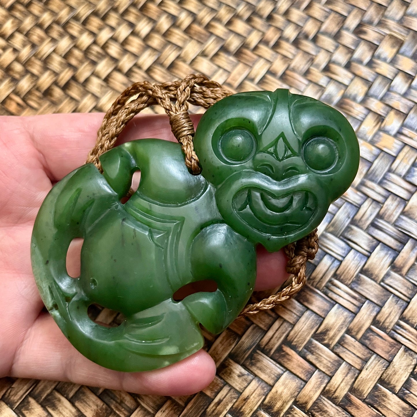 Large side hanging~Hei Tiki~9.0cm