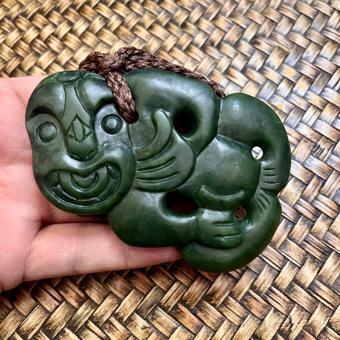 Large side hanging~Hei Tiki~9.0cm