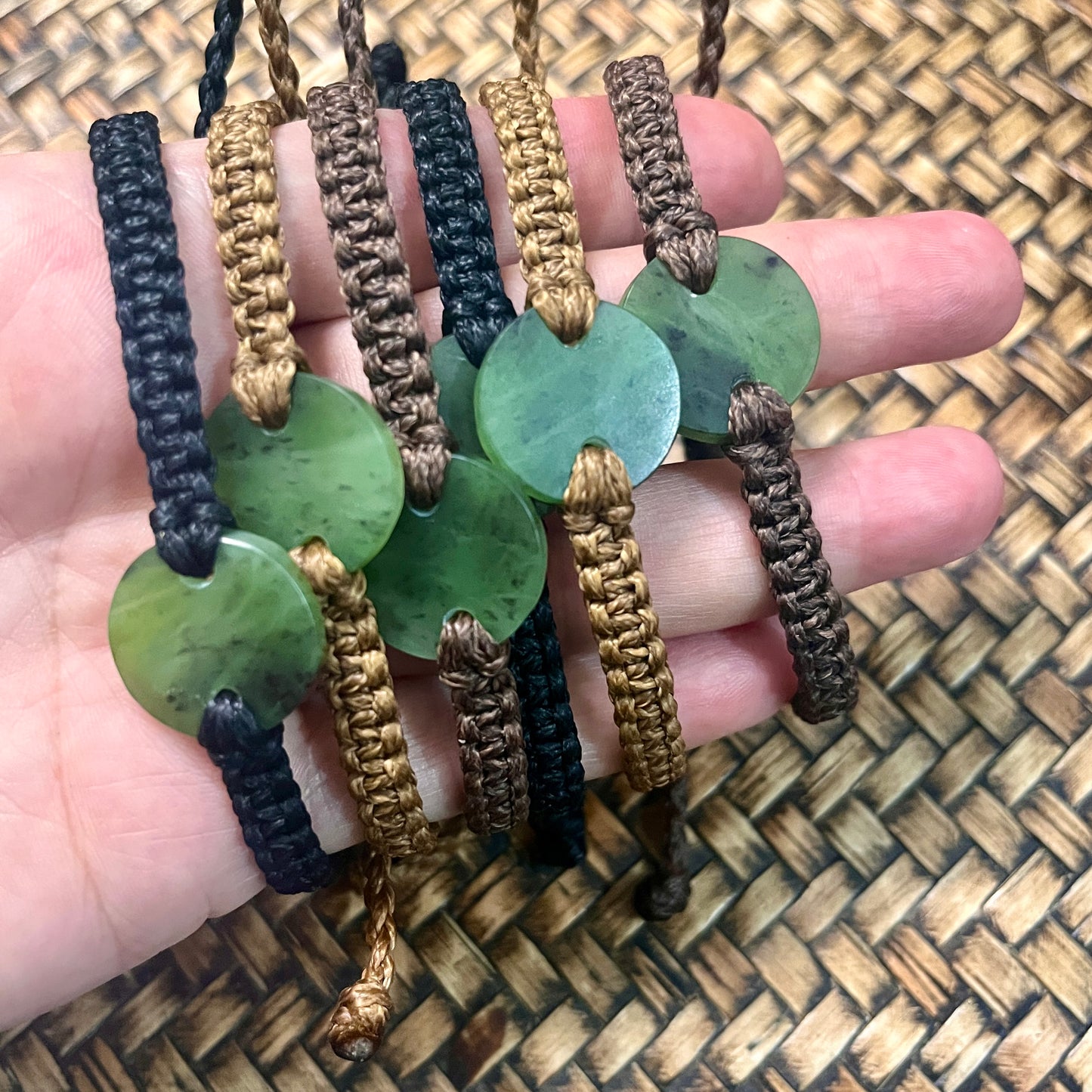 Ōturu Pounamu bracelets