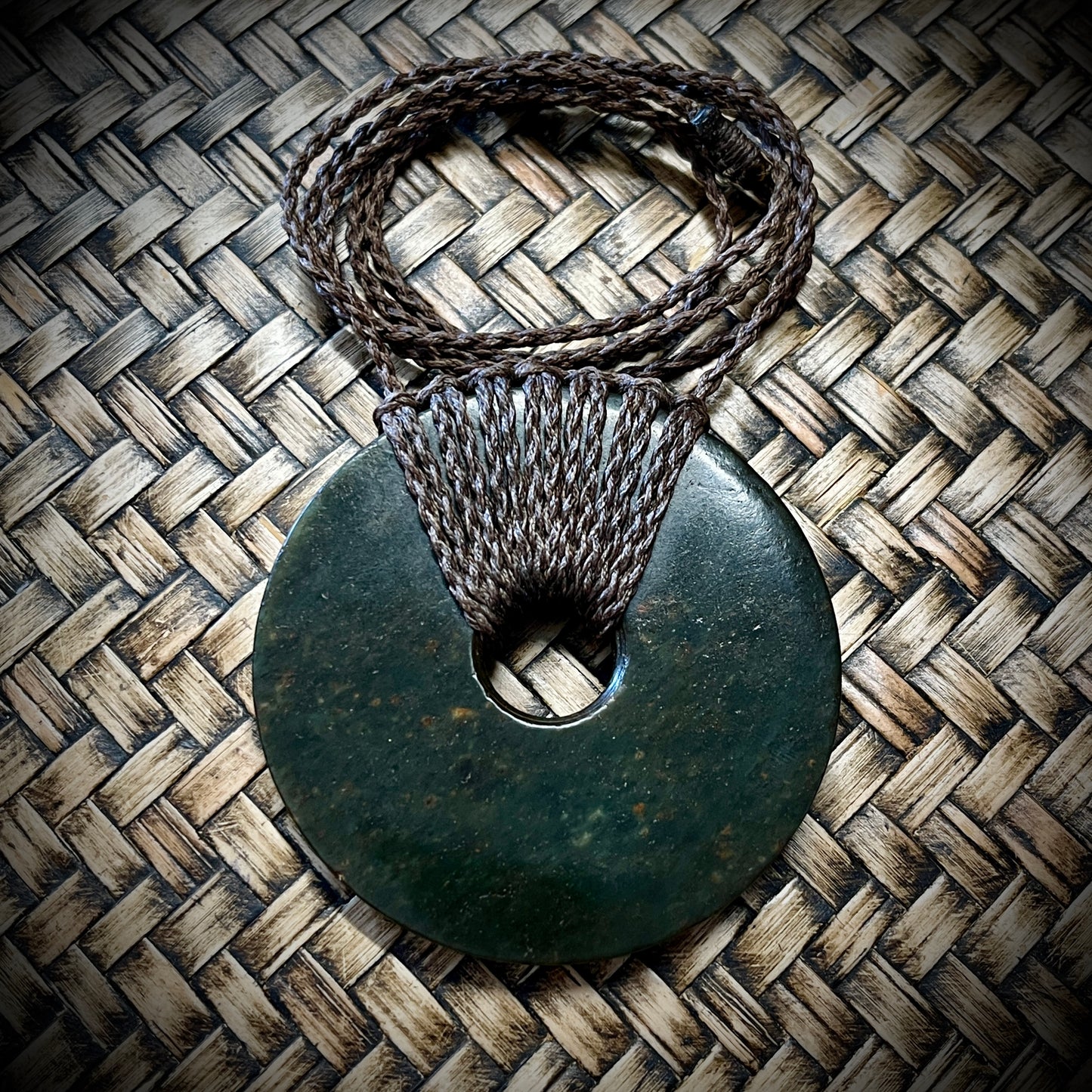 Rustic Kōpae Taonga – Solid Jade Greenstone