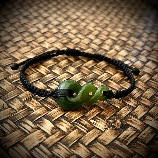 Pounamu Pikorua Bracelet