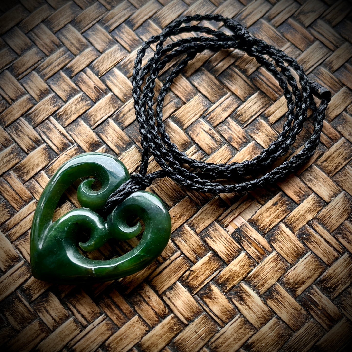 Triple Koru heart(4.0cm)