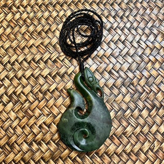 Hei Matau~Manaia pendant