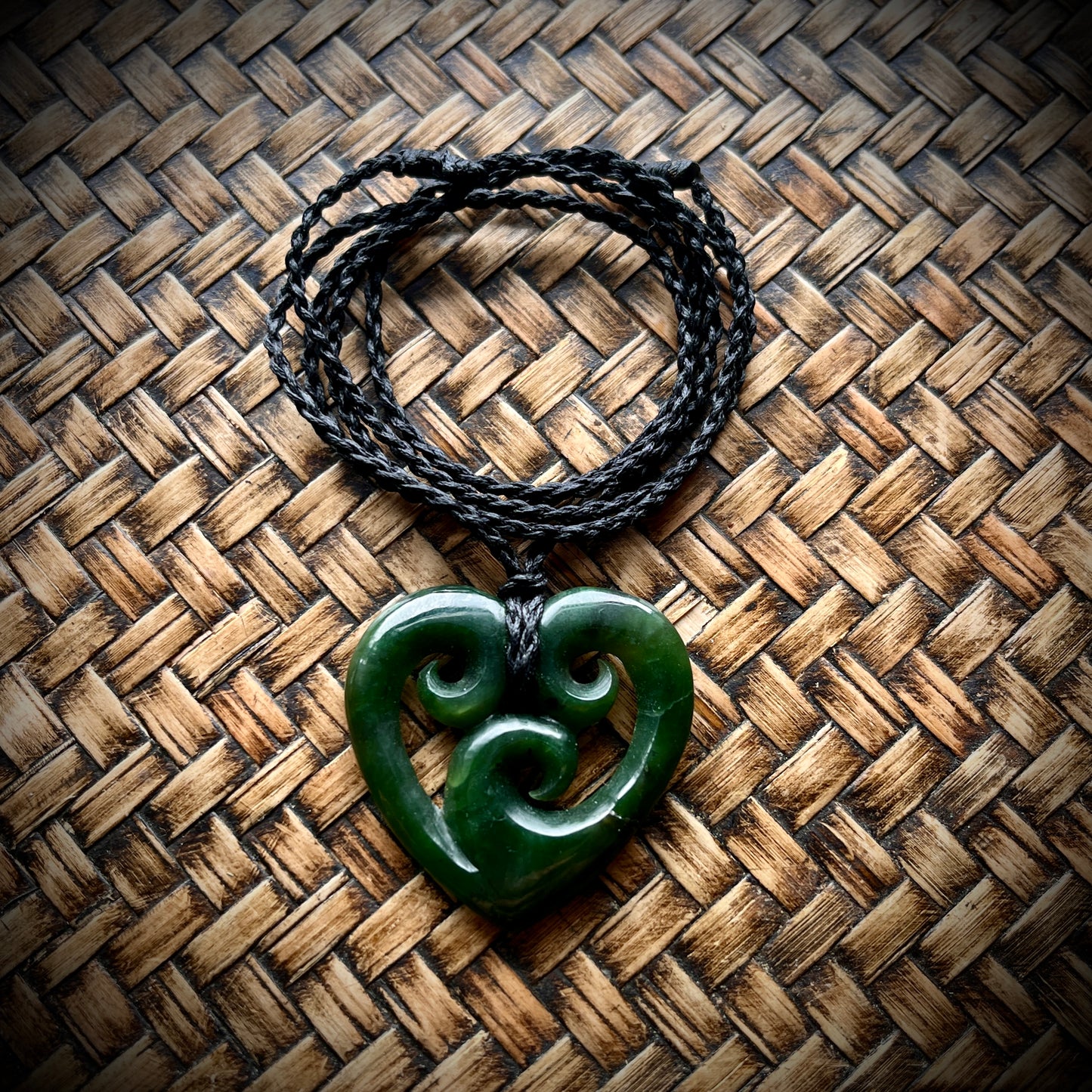 Triple Koru heart(4.0cm)