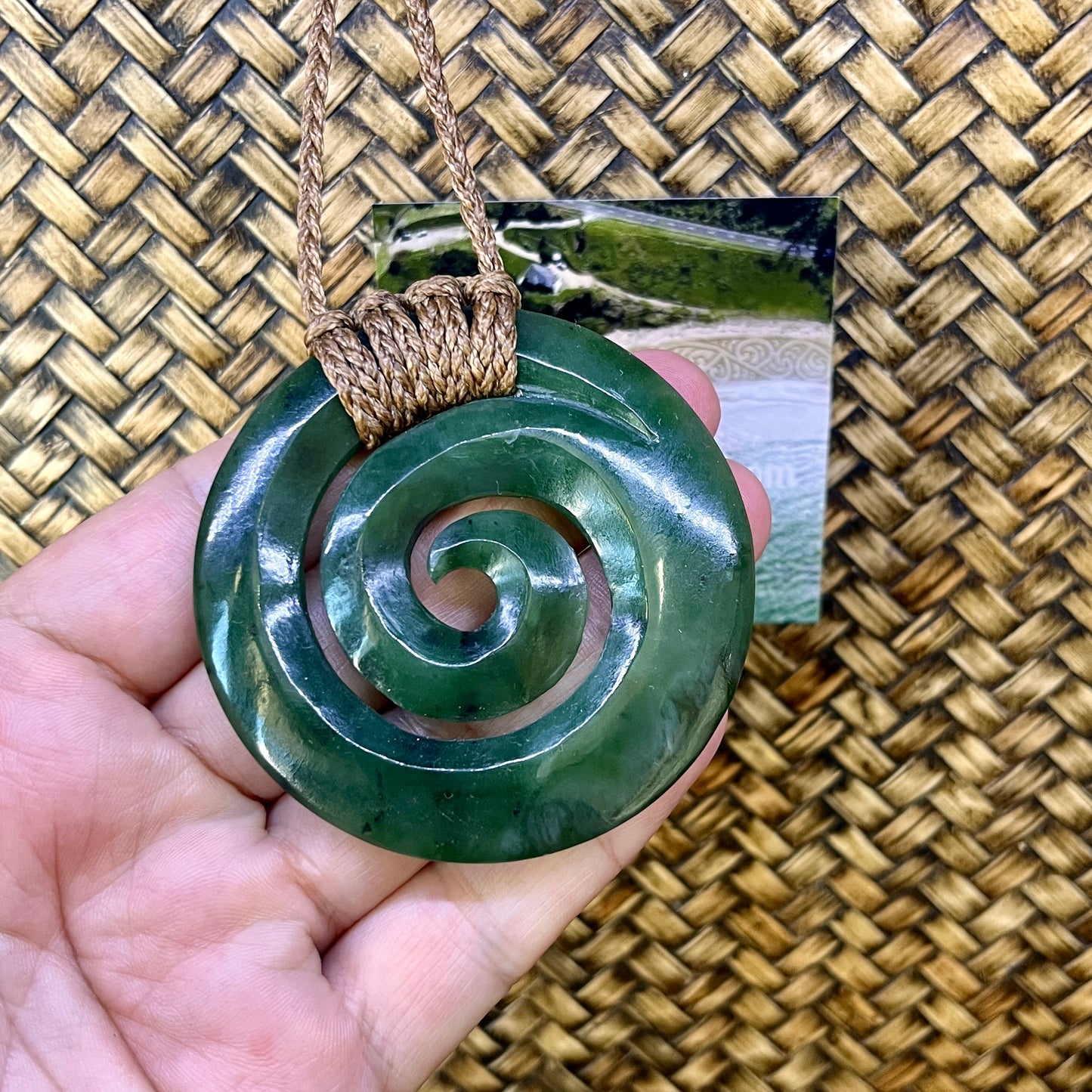 Nui Koru~Kawakawa Pounamu(6cm)