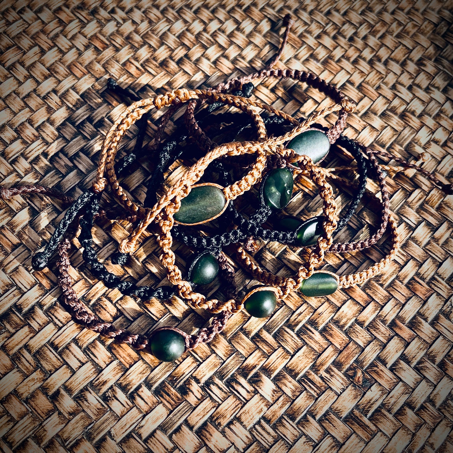 Pounamu/Greenstone dark~stone bracelets