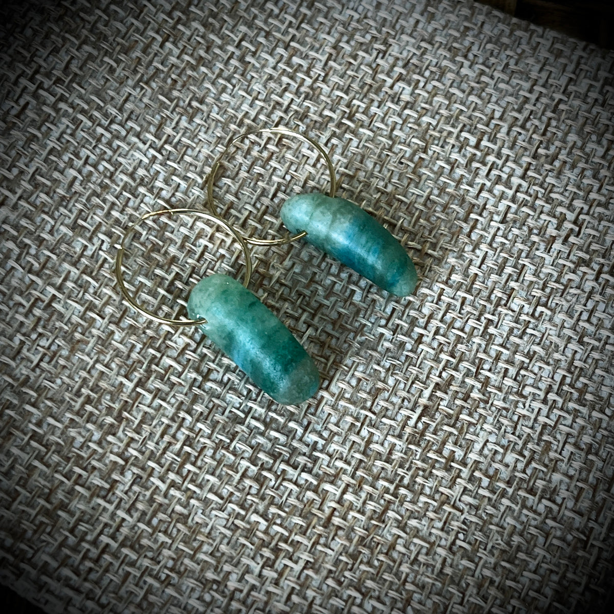 Aotea & 9ct Gold Earrings
