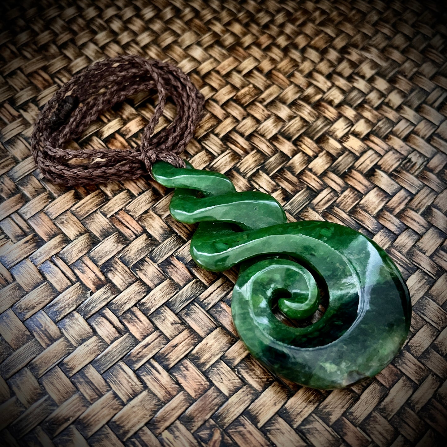 Large 9cm Greenstone Pikorua≈Nui