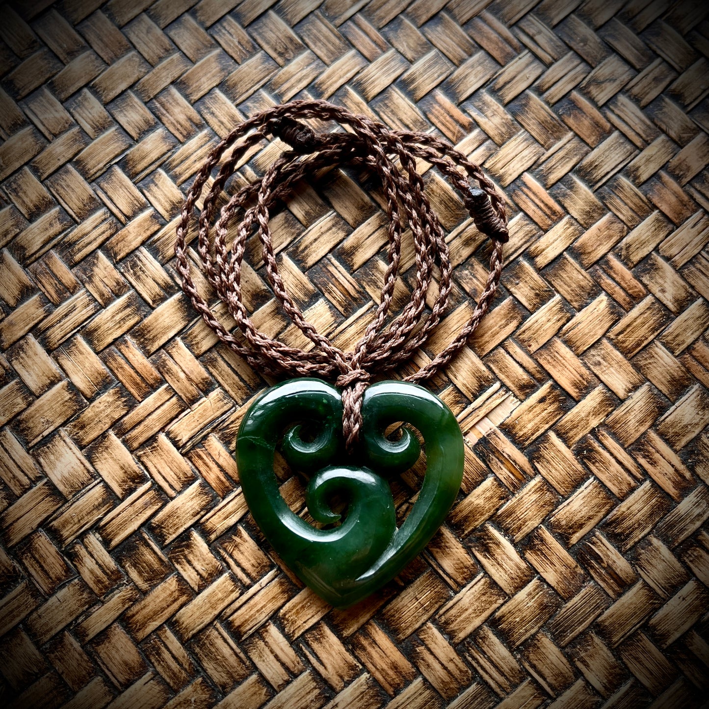 Triple Koru heart(4.0cm)