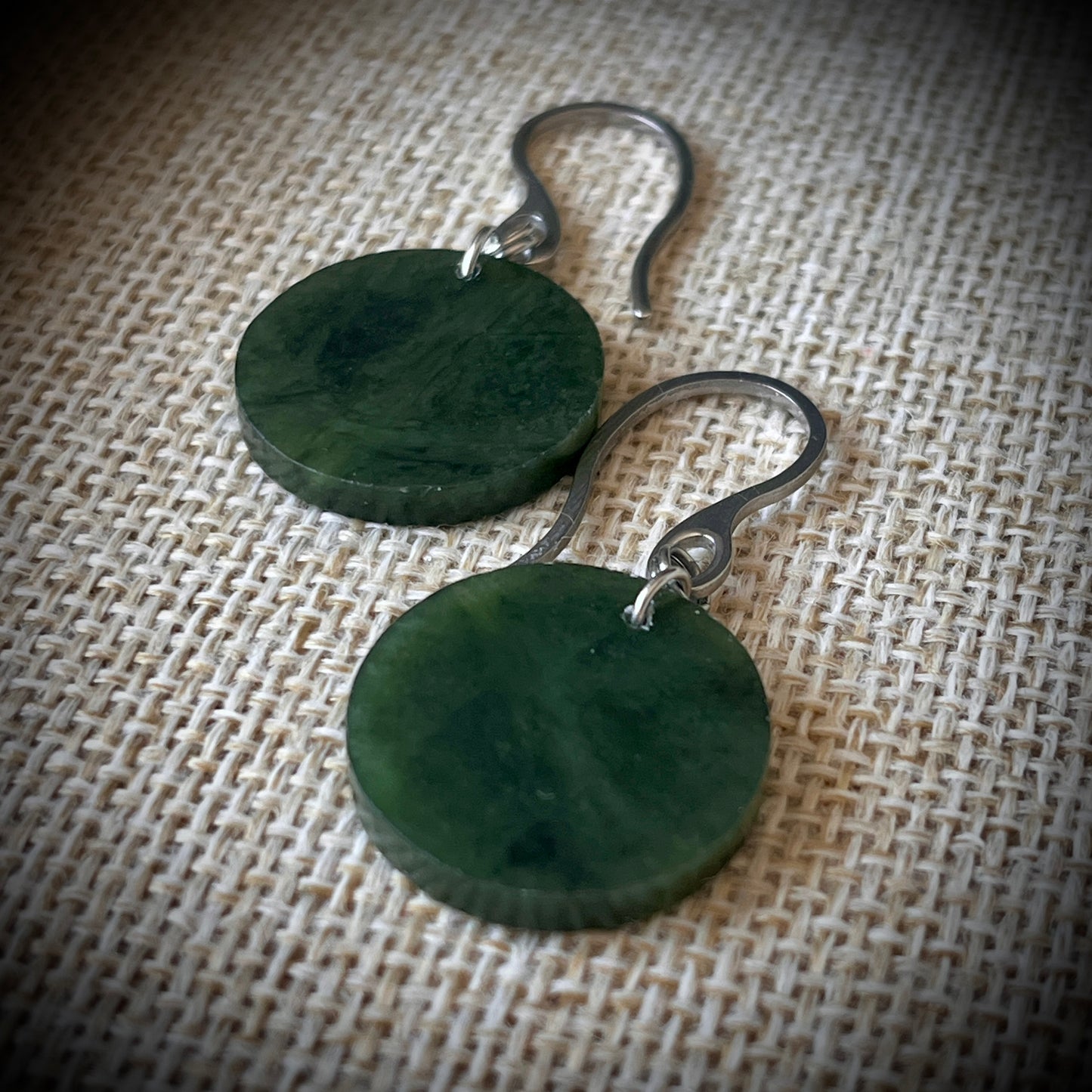 Pounamu Kōpae earrings