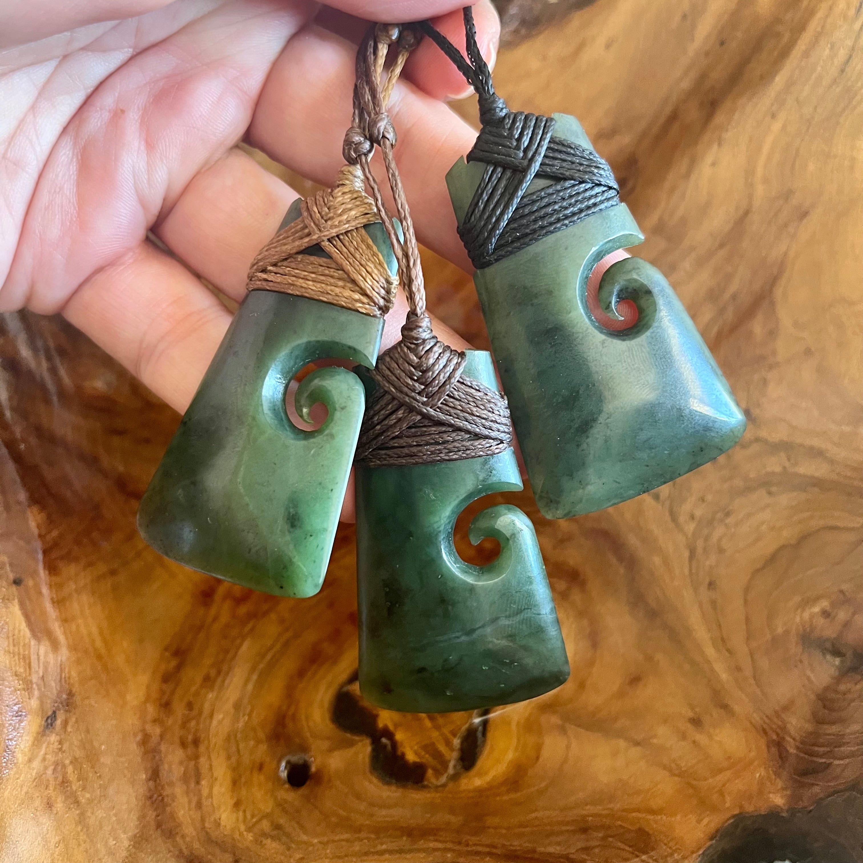 Jade toki store necklace