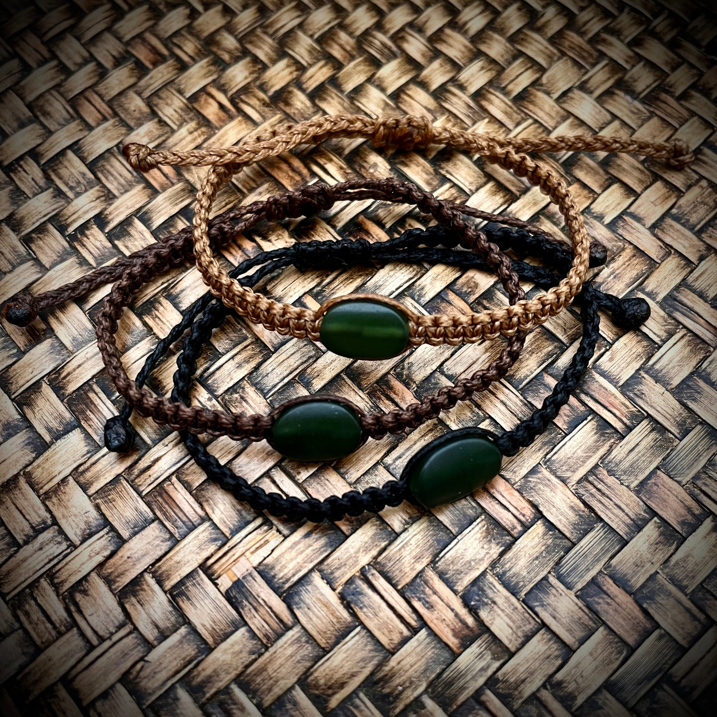 Pounamu/Greenstone dark~stone bracelets