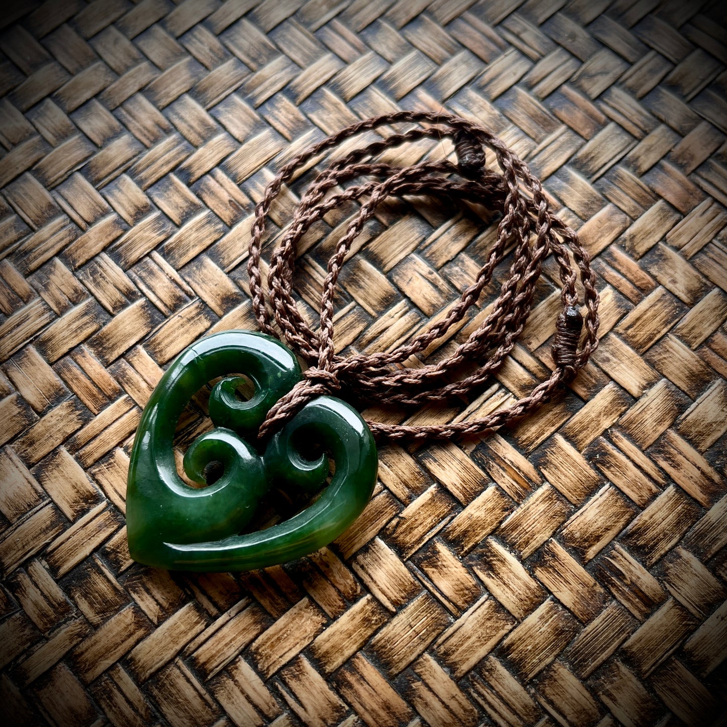 Triple Koru heart(4.0cm)