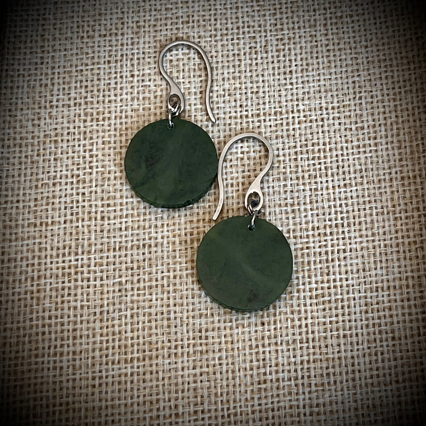 Pounamu Kōpae earrings