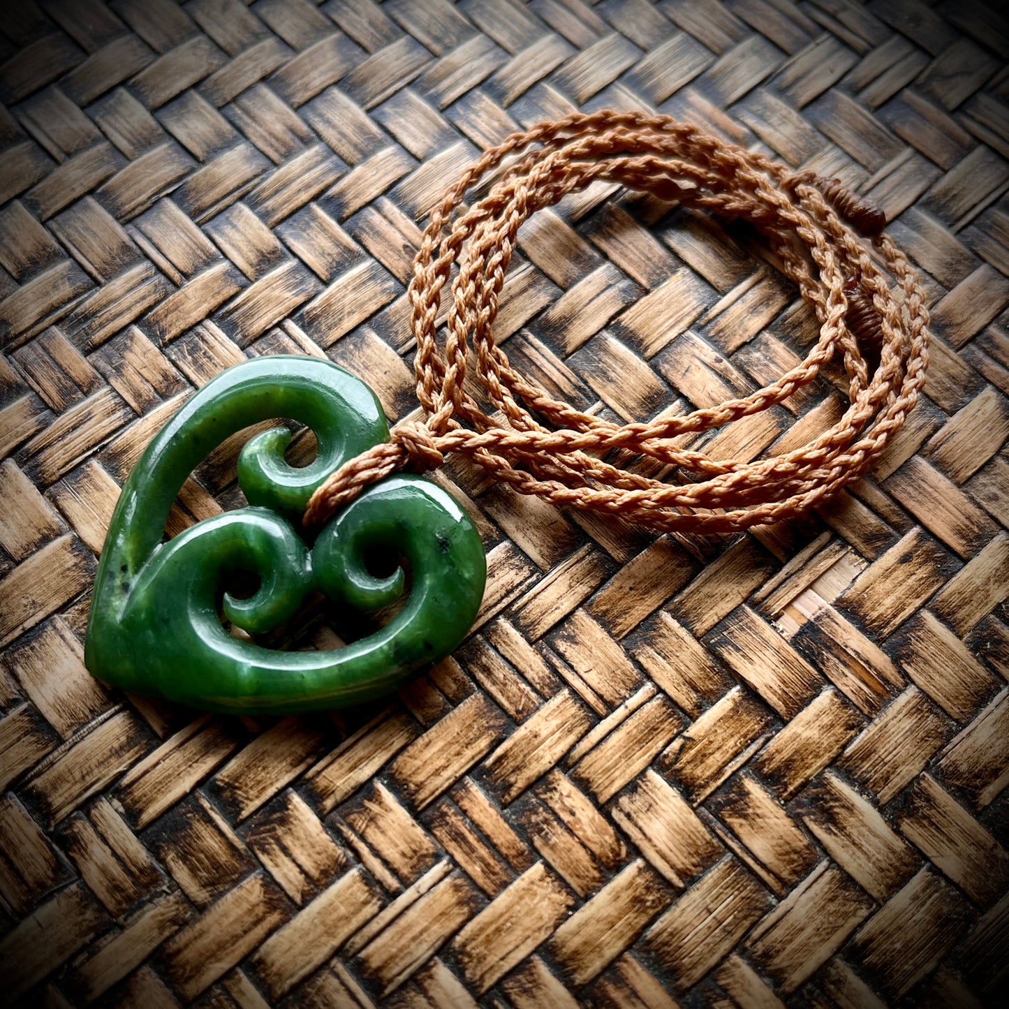 Triple Koru heart(4.0cm)