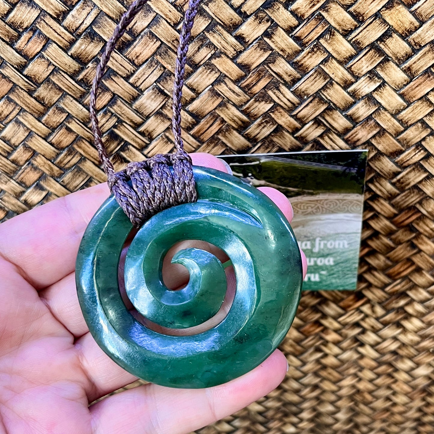 Nui Koru~Kawakawa Pounamu(6cm)