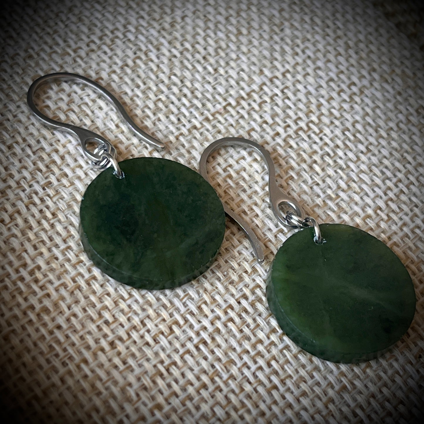 Pounamu Kōpae earrings