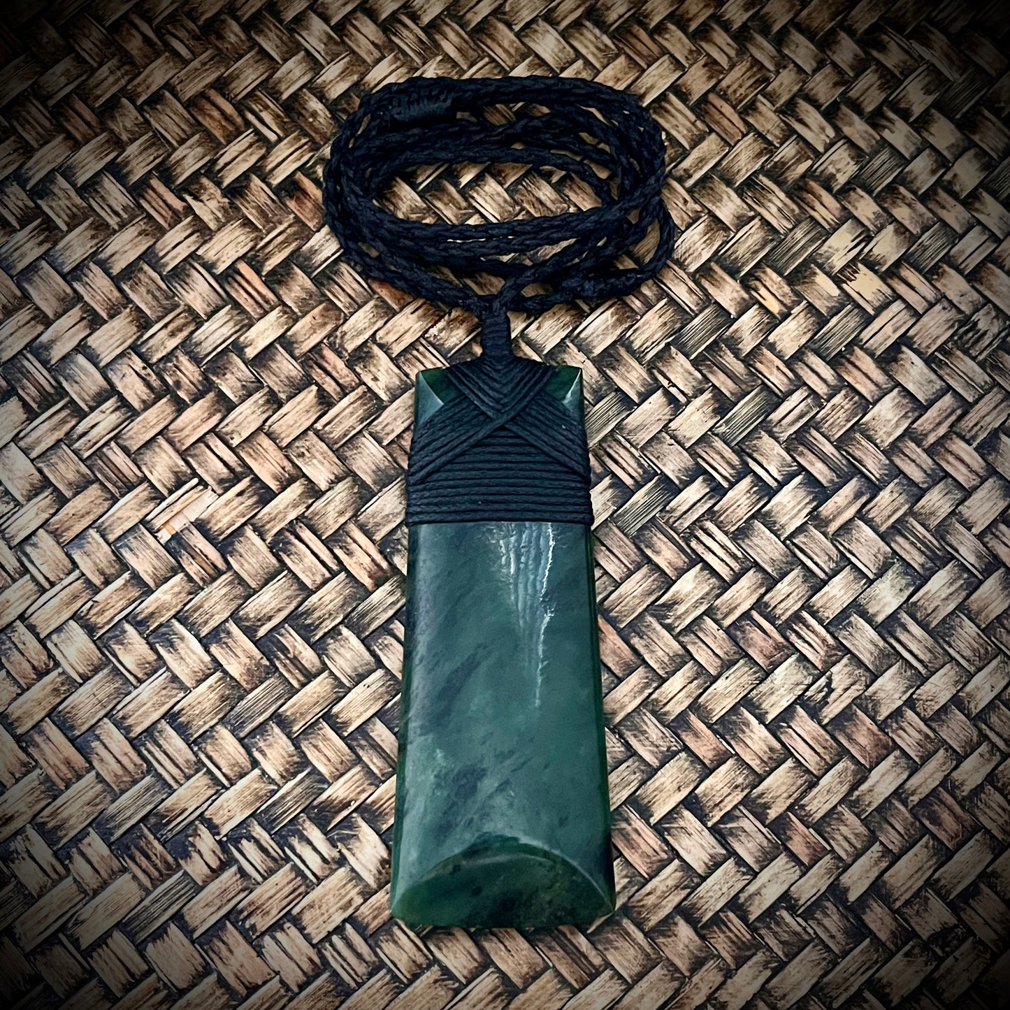 Greenstone~Pounamu Adze/Toki (9-9.5x3.5cm)L