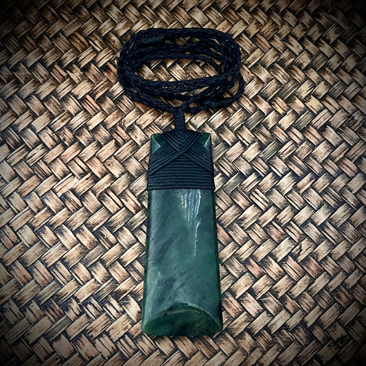Greenstone~Pounamu Adze/Toki (9-9.5x3.5cm)L