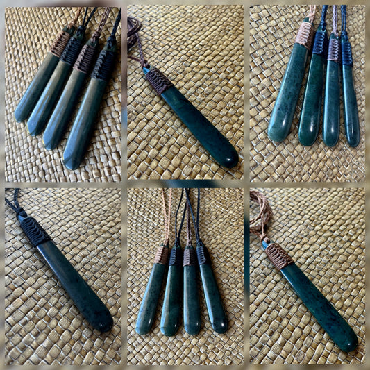 Top lashed Roimata pendant (9.5cm)