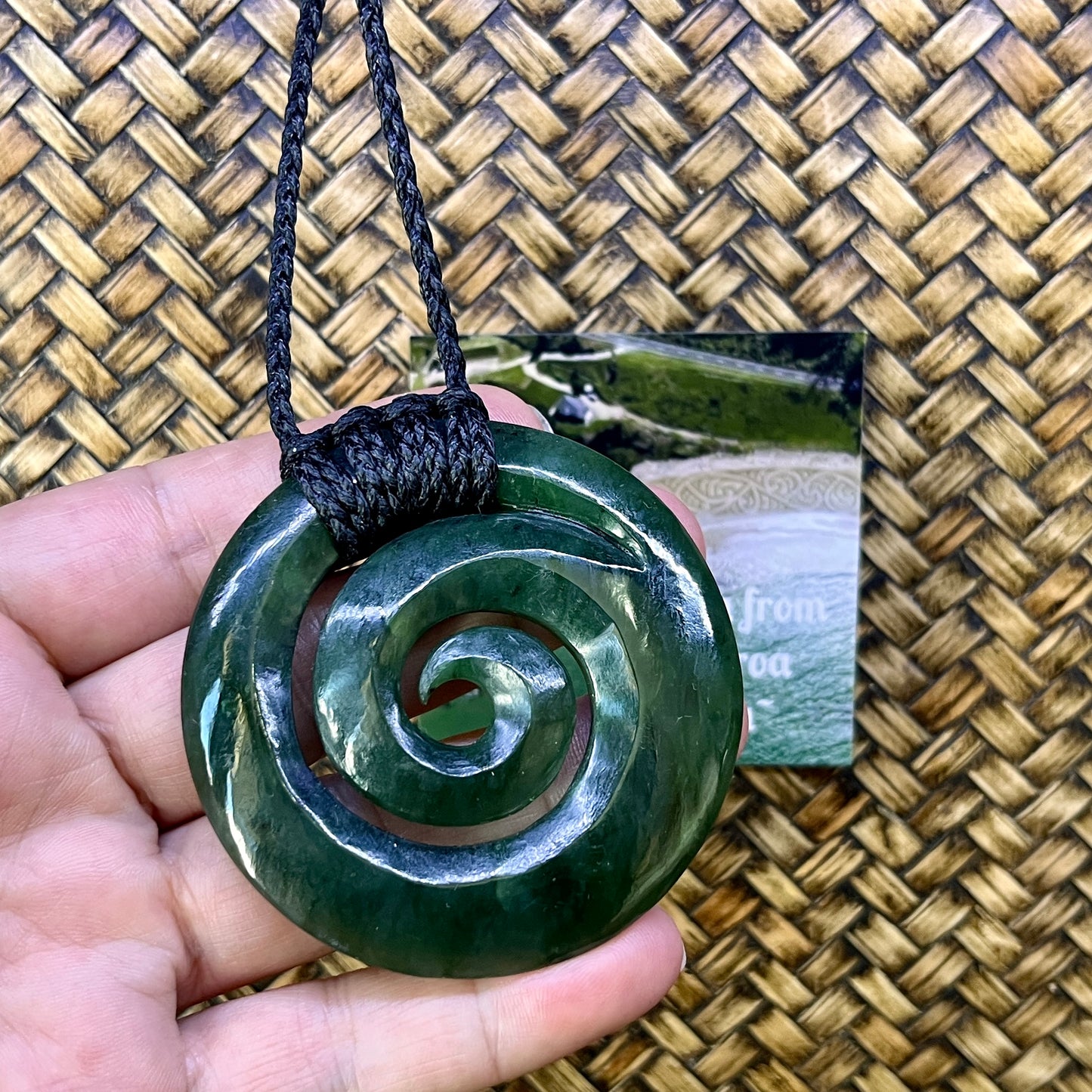 Nui Koru~Kawakawa Pounamu(6cm)