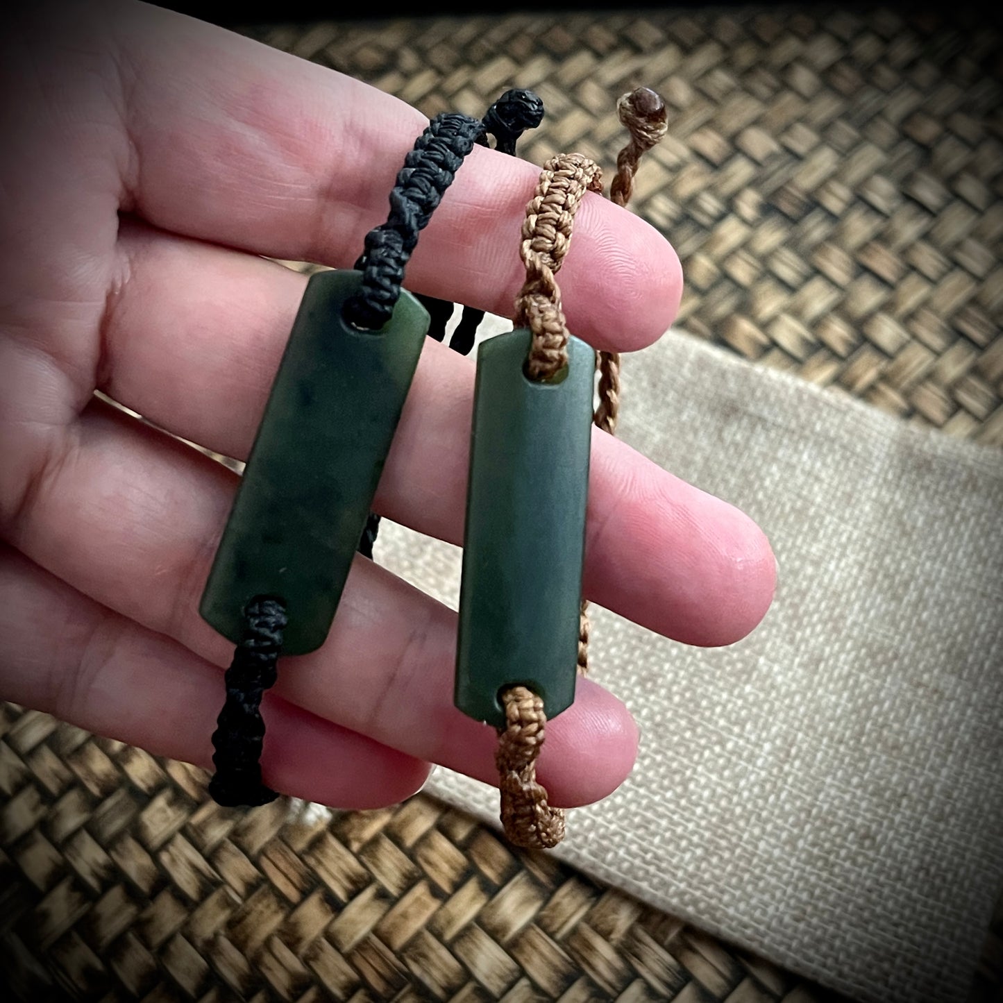 NZ greenstone (pounamu) bracelets