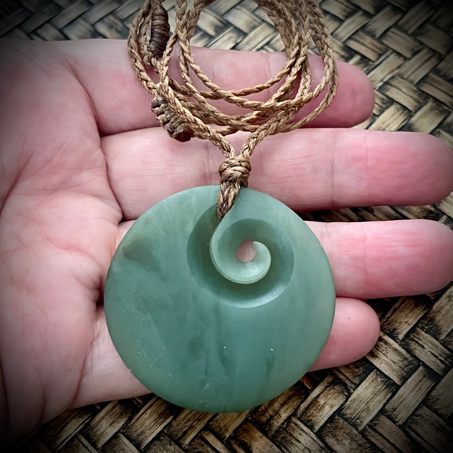 Inanga Pounamu Kōpae Koru Pendant & Bracelet Set🌿