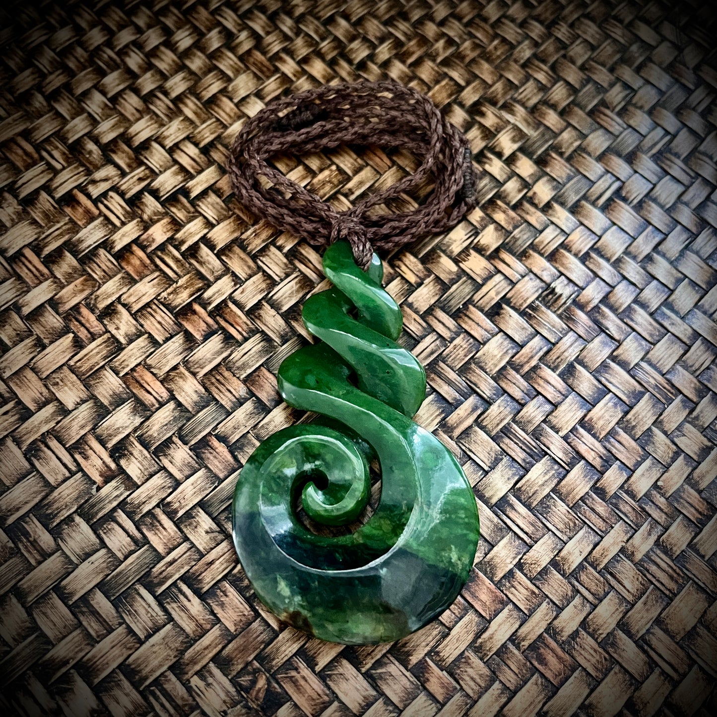 Large 9cm Greenstone Pikorua≈Nui