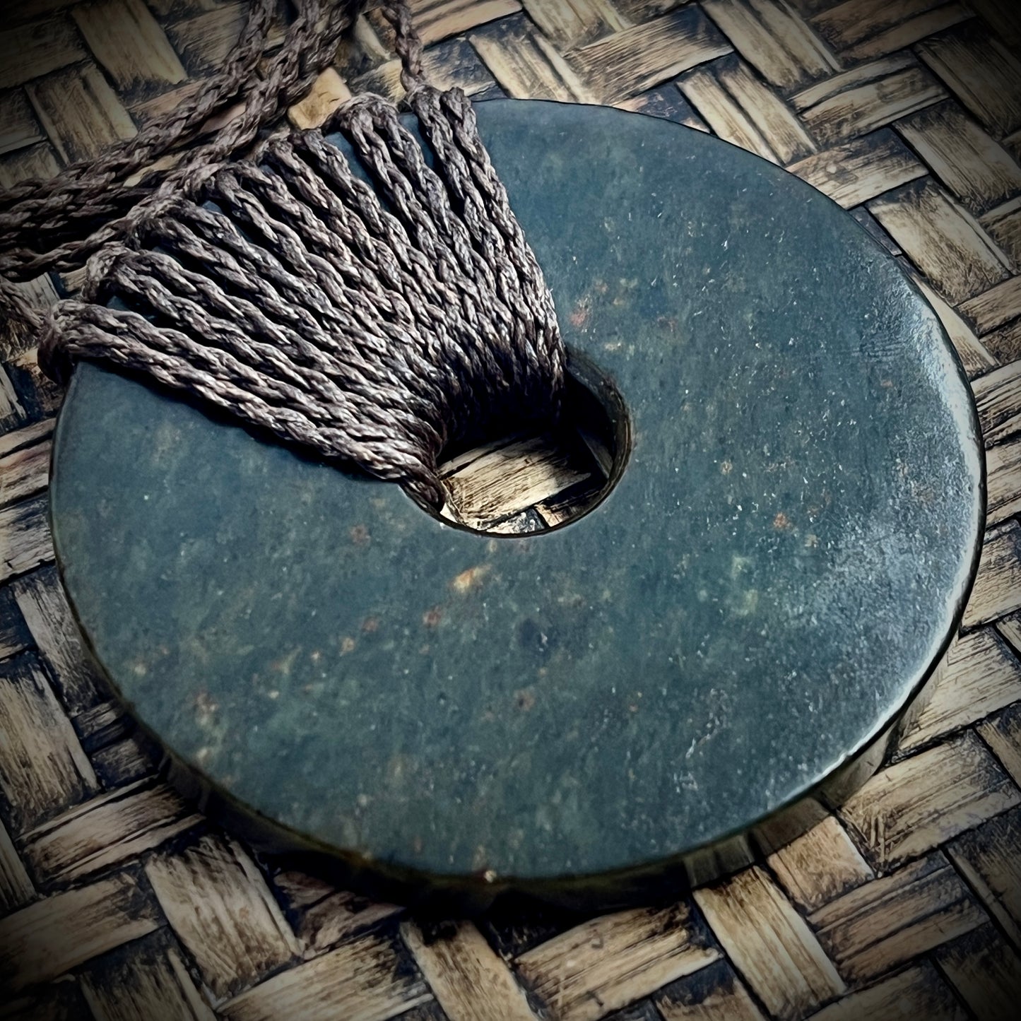 Rustic Kōpae Taonga – Solid Jade Greenstone