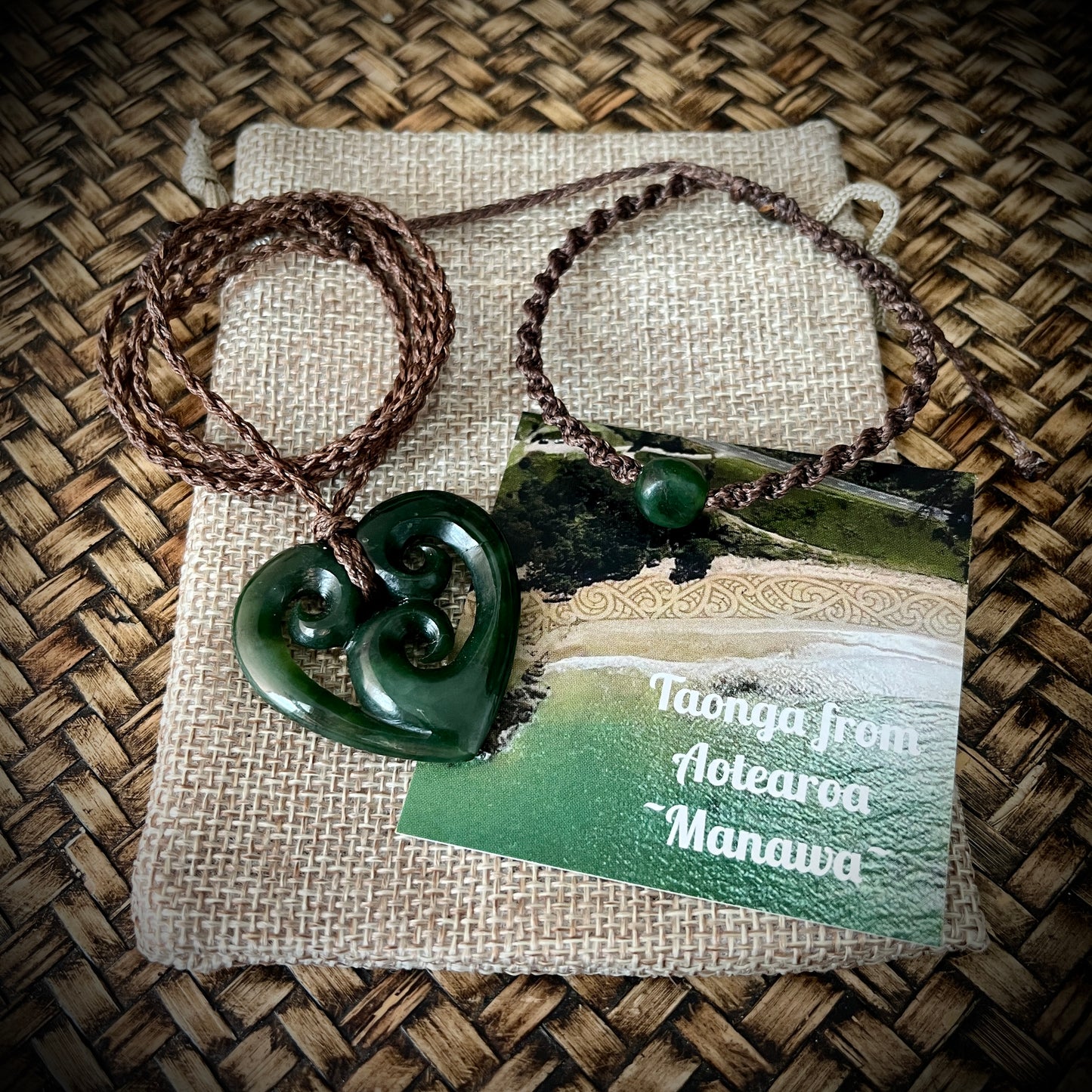 Triple Koru heart & bracelet set